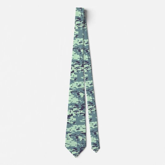 Arctic Digital Camo Pattern Stropdas (Voorkant)
