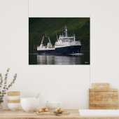Arctic Fjord, Catcher/Processor in Kapiteins Bay Poster (Keuken)