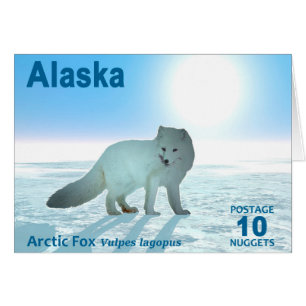 Arctic Fox - Alaska Postage