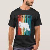 Arctic Fox Artic Animals Cute Artic Fox Pajamas T-shirt (Voorkant)