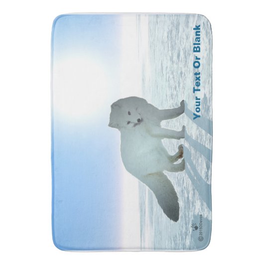 Arctic Fox Badmat (Voorkant Verticaal)