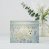 Arctic Fox Briefkaart (Staand voorkant)