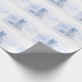 Arctic fox cadeaupapier (Hoek)