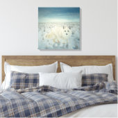 Arctic Fox Canvas Afdruk (Insitu (Slaapkamer))