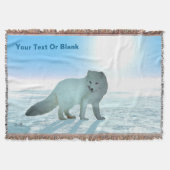 Arctic Fox Deken (Voorkant)