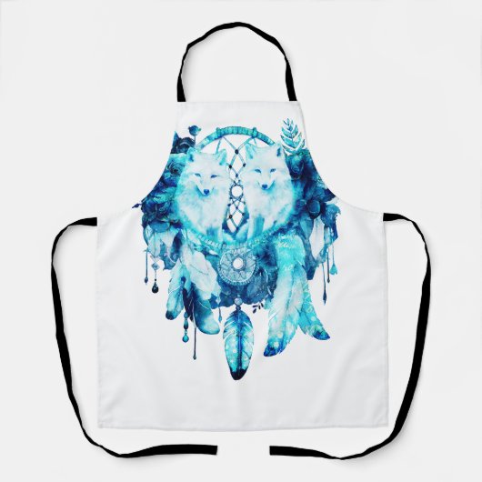 Arctic Fox Dreamcatcher Ice Blue Floral Schort (Voorkant)