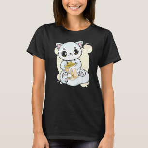 Arctic Fox Drink Banana Milk Bubble Tea for Boba T-shirt