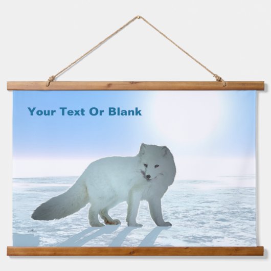Arctic Fox Hangend Wandkleed (Voorkant)