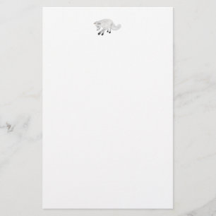Arctic Fox Hunting Briefpapier