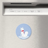 Arctic Fox Magneet (Insitu (Vaatwasser))