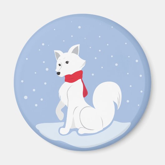 Arctic Fox Magneet (Voorkant)