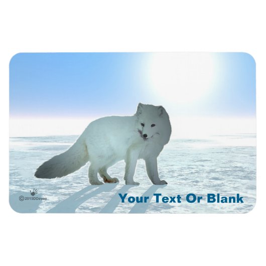 Arctic Fox Magneet (Horizontaal)