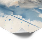 Arctic Fox no 4 Poster brillant (Coin)