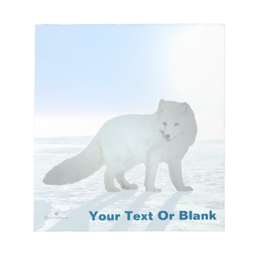 Arctic Fox Notitieblok (Voorkant)