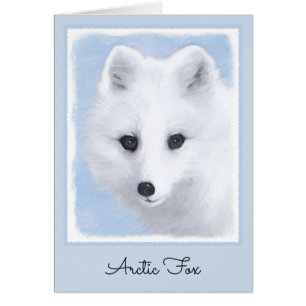 Arctic Fox Painting - Originele Wildlife Art