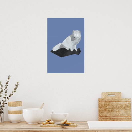 Arctic Fox Poster (Keuken)