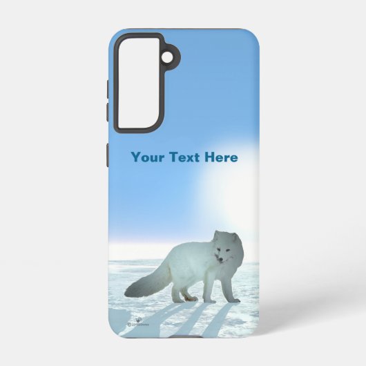 Arctic Fox Samsung Galaxy Hoesje (Achterkant)