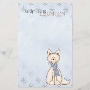 Arctic Fox - Stationery Briefpapier