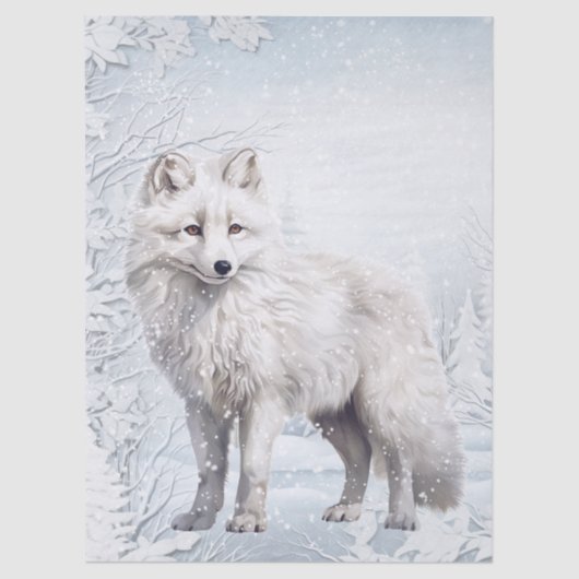 Arctic Fox Tissuepapier (Voorkant)