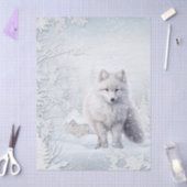 Arctic Fox Tissuepapier (Craft)