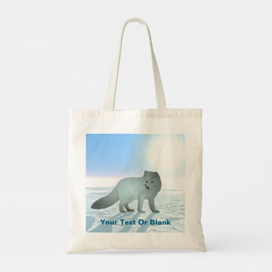 Arctic Fox Tote Bag (Achterkant)