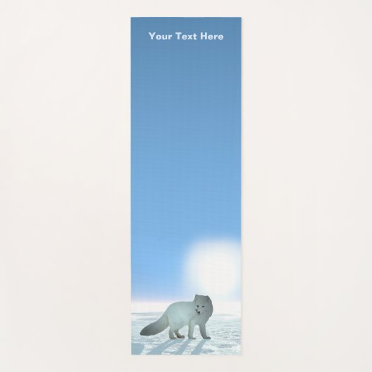 Arctic Fox Yogamat (Voorkant)