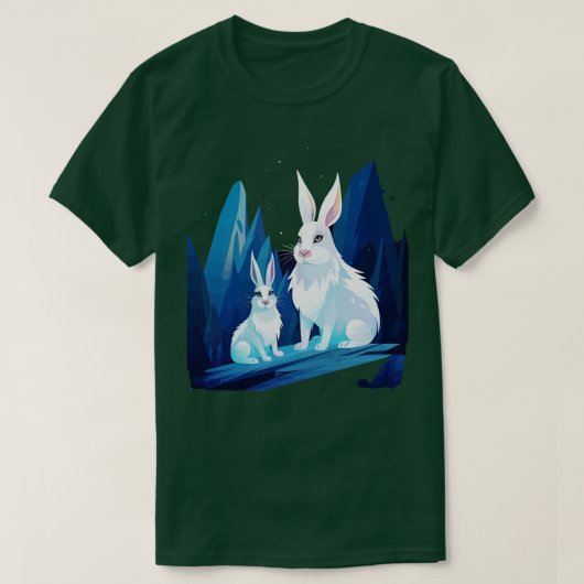 Arctic Hare Fathers Day T-shirt (Design voorkant)