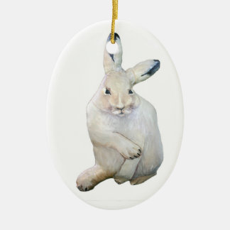 Arctic Hare Keramisch Ornament