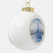 Arctic Ice Palace/Icicles - ingelijst Ornament (Links)