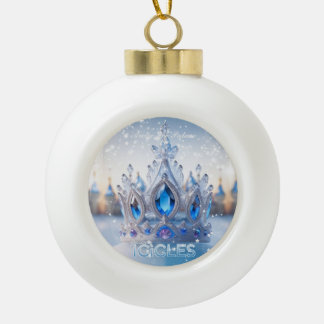 Arctic Ice Palace/Icicles - ingelijst Ornament