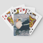 Arctic King Eider Waterfowl Bird Design Deck Pokerkaarten (Achterkant)