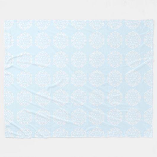 Arctic Mandala Fleece Deken (Voorkant (Horizontaal))