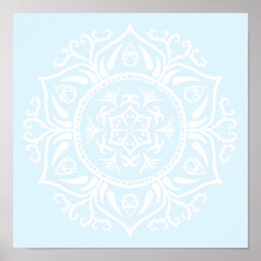 Arctic Mandala Poster (Voorkant)