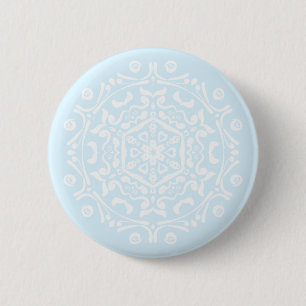 Arctic Mandala Ronde Button 5,7 Cm