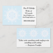 Arctic Mandala Visitekaartje (Voorkant / Achterkant)