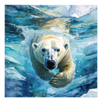 Arctic Mirage: de zwemmende monarch