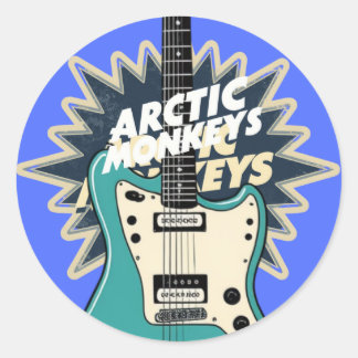 Arctic Monkeys " Indie Anthems " Ronde Sticker
