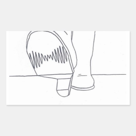 Arctic Monkeys ontwerp Rechthoekige Sticker (Voorkant)