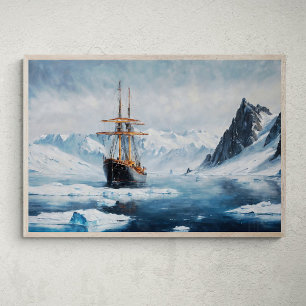 Arctic Odyssey: IJswateren bevaren Poster