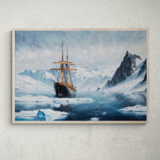 Arctic Odyssey: IJswateren bevaren Poster