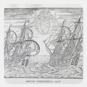 Arctic Phenomena" Vierkante Sticker
