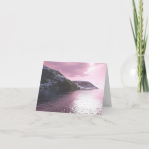 Arctic Pink Sunrise Note Kaart