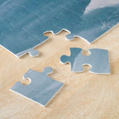 Arctic Polar Beer Blauw Legpuzzel (Zijkant)