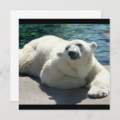 Arctic Polar Beer Invitation Kaart (Voorkant / Achterkant)