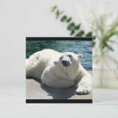 Arctic Polar Beer Invitation Kaart (Staand voorkant)