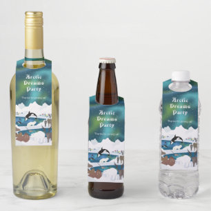 Arctic Polar Beer Reindeer Walrus Orca Narwhal Flessenhanger