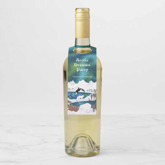 Arctic Polar Beer Reindeer Walrus Orca Narwhal Flessenhanger (Op fles)