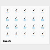 Arctic Puffin Hart Sticker (Vel)