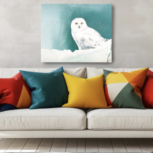 Arctic Snowy Owl Poster