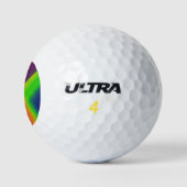 "Arctic Strike : Design élégant de balle de golf b (Logo)